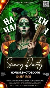 HALLOWEEN PARTY Instagram Story template