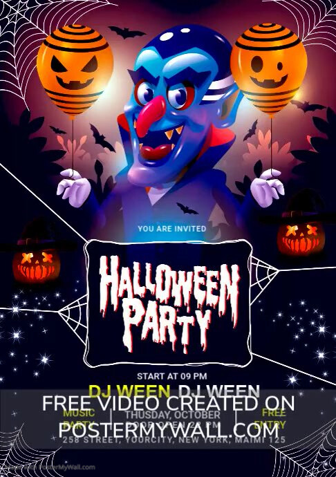 HALLOWEEN PARTY Template PosterMyWall