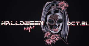 Preto Halloween Night Facebook Ad Template