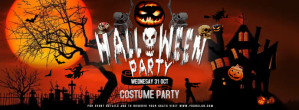 Halloween Party Facebook Cover Photo template