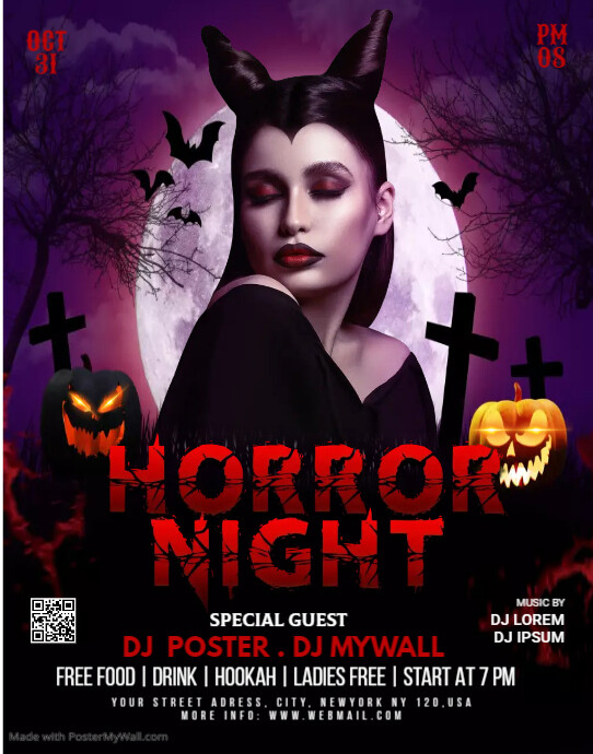 Halloween Party Flyer Template PosterMyWall