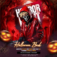 Rojo Halloween Party Сообщение Instagram Template