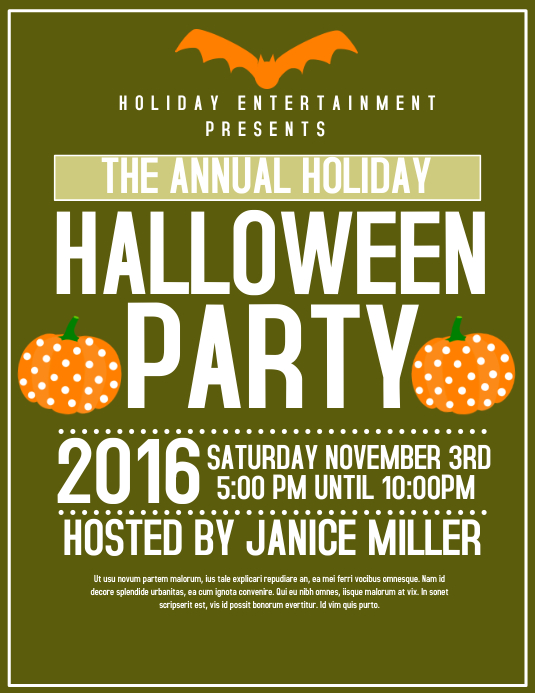 copy of halloween party postermywall halloween party poster ideas