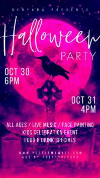 Halloween Party Instagram Story Template