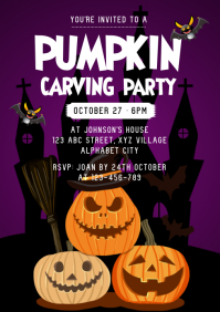 Halloween Party Poster Template | PosterMyWall