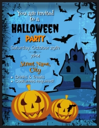Halloween Invitation Printable Template | PosterMyWall