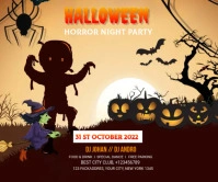 Halloween Party Large Rectangle Rettangolo grande template