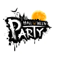 Halloween Party Logo template