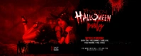 Halloween Party Twitch Banner Twitch-banner template