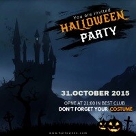 customize 2 300 halloween flyer templates postermywall halloween party invitations templates