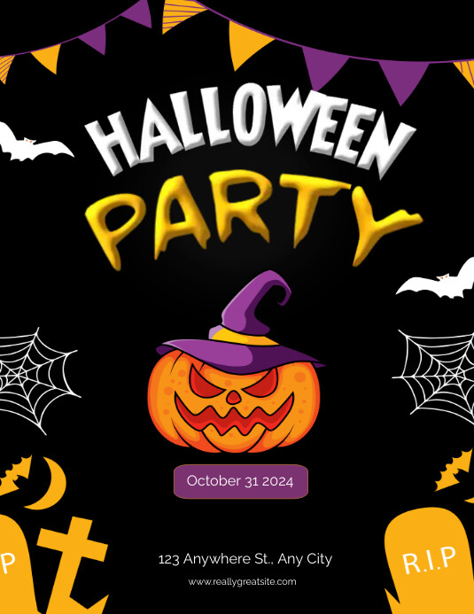 Halloween Paty Template | PosterMyWall