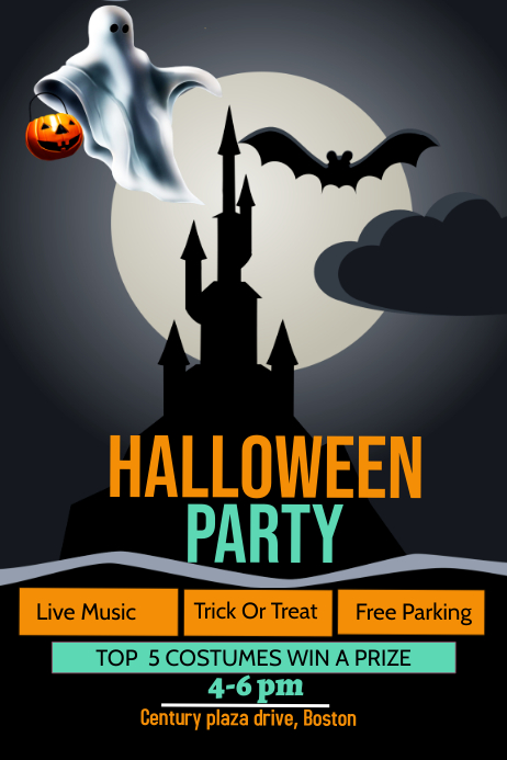 Halloween Poster Halloween Flyer Vorlage Postermywall