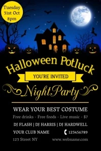 Halloween Poster template