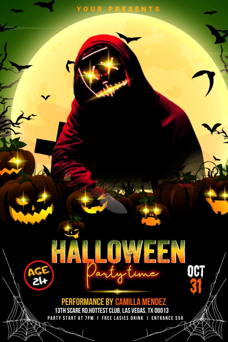 Halloween Poster Template PosterMyWall