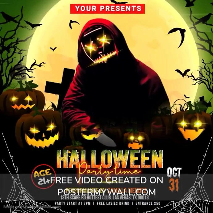 Halloween Poster Template PosterMyWall