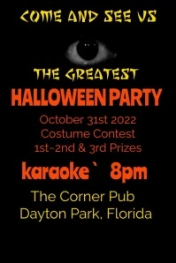 halloween poster template