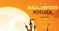Halloween Potluck Facebook Shared Image template