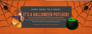 Halloween Potluck Event Invitation Facebook Cover Template Facebook-coverfoto