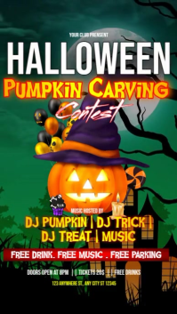 Halloween pumpkin craving contest instagram reel template