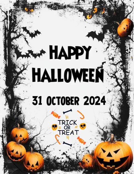 Halloween pumpkin Patch Template PosterMyWall