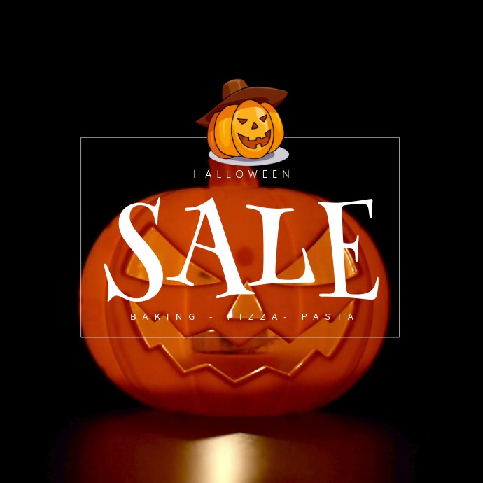 Halloween Pumpkin Sale Video Template