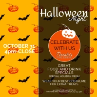 Halloween Restaurant Event Vierkant (1:1) template