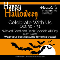 Halloween Restaurant Event Kwadrat (1:1) template