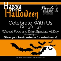 Halloween Restaurant Event Vierkant (1:1) template