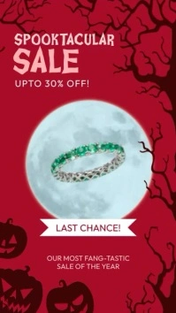 Halloween Retail Last Chance Instagram Reel Instagram-Reel template