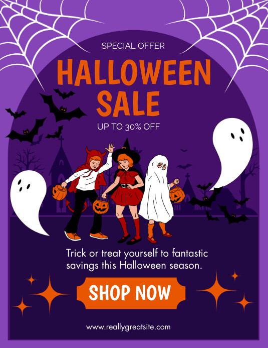 Copy of HALLOWEEN RETAIL SALE | PosterMyWall