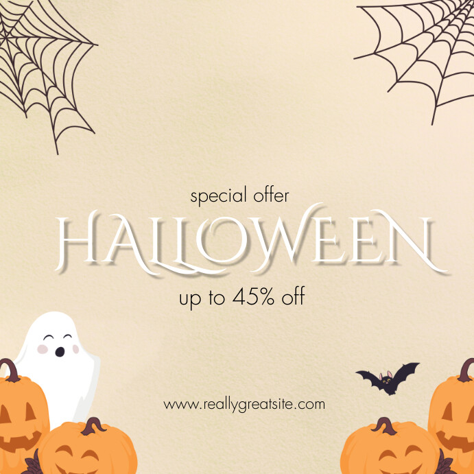 HALLOWEEN RETAIL SALE Template | PosterMyWall