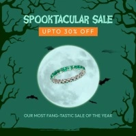 Halloween Retail Sale Instagram Post Wpis na Instagrama template