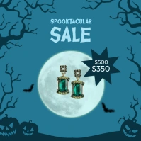 Halloween Retail Sale Product Instagram Post template