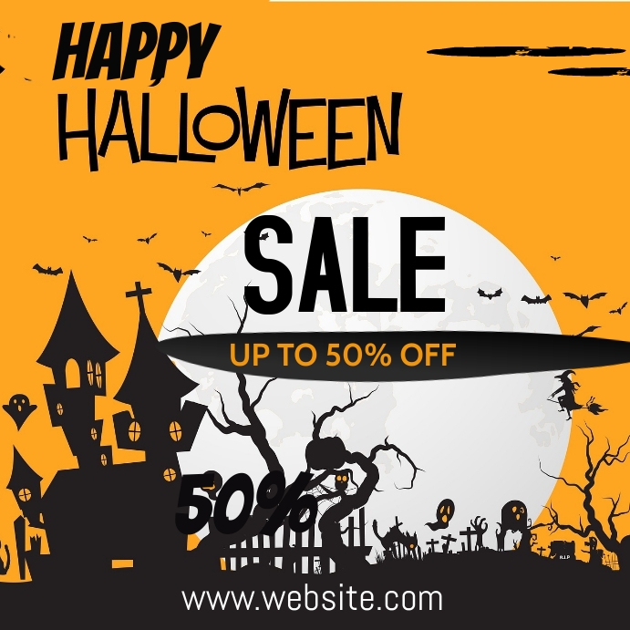 halloween sale 2021 Template PosterMyWall