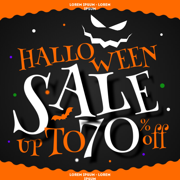 HALLOWEEN SALE BANNER Pos Instagram template