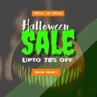 Halloween Sale Instagram Plasing template