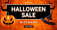 Halloween Sale Facebook Shared Image template