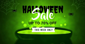 halloween sale Obraz udostępniany na Facebooku template