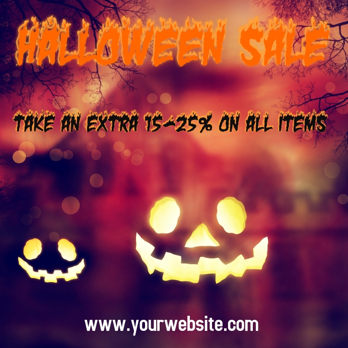 Halloween Sale Template PosterMyWall