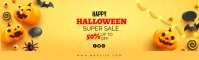 Halloween Sale LinkedIn 背景图像 template