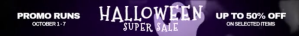 Halloween Sale Førertavle template