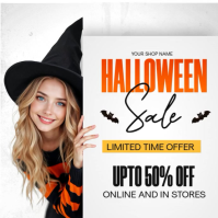 halloween sale instagram post Wpis na Instagrama template