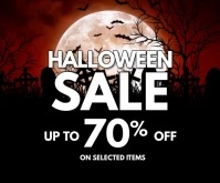 Halloween Sale Template Medium Rectangle