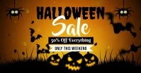 halloween sale video ads flyer Image partagée Facebook template