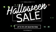 Halloween Sale video facebook Design Template Facebook-Covervideo (16:9)