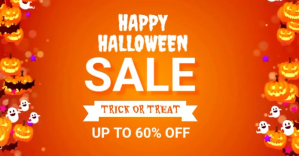 halloween sales Obraz udostępniany na Facebooku template