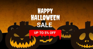 halloween sales Obraz udostępniany na Facebooku template