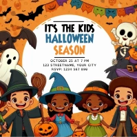 Halloween Season Square (1:1) template