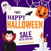Halloween Social Media Post Square (1:1) template