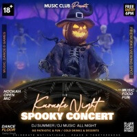 halloween social media post template